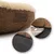 lionto panier rond pour chat en forme de donut, doux et lavable