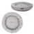 lionto panier rond pour chat en forme de donut, doux et lavable