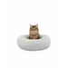 lionto Donut-Katzenbett rund, weich, waschbar und rutschfest