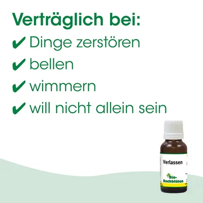 Bio-Bachblüten Verlassen