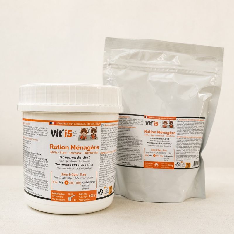 Pack Vit'i5 Ration Ménagère - Pot 600 g + Écorecharge 600 g