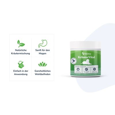 felmo KräuterVital für Hunde (120g)