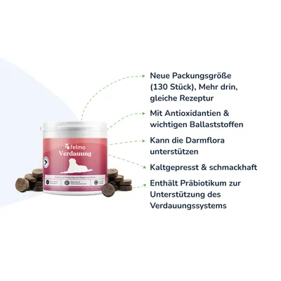 felmo Verdauungs-Snacks für Hunde