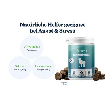 felmo Beruhigungs-Snacks für Hunde (180g) felmo Beruhigungs-Snacks für Hunde (180g)