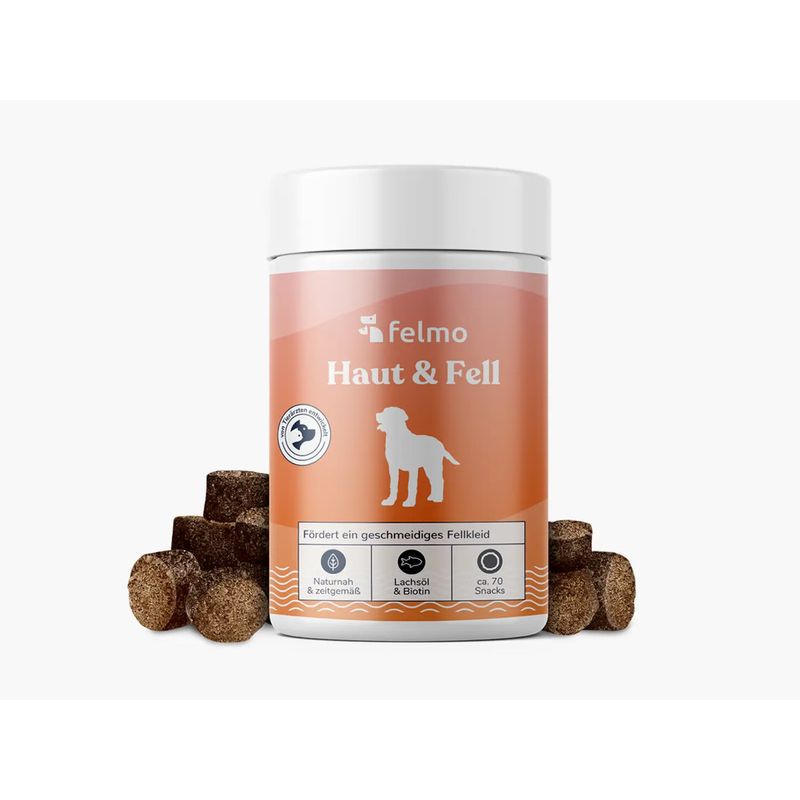 felmo Haut- & Fell-Snacks für Hunde (180g)