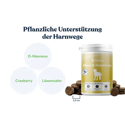 felmo Blasen- & Nieren-Snacks für Hunde (180g)