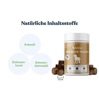 felmo Abschreck-Snacks für Hunde (180g) felmo Abschreck-Snacks für Hunde (180g)