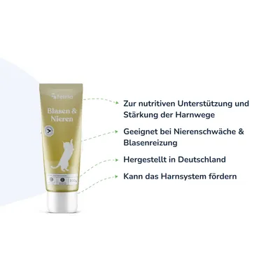 felmo Blasen- & Harnwege-Paste für Katzen (100g) felmo Blasen- & Harnwege-Paste für Katzen (100g)