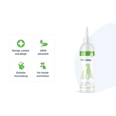 felmo Ohrreiniger für Hunde & Katzen (250ml)