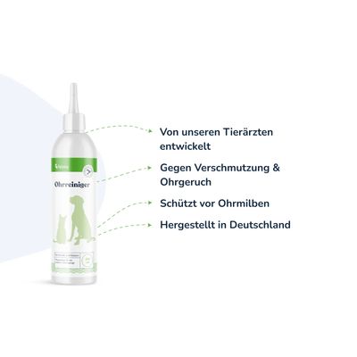 felmo Ohrreiniger für Hunde & Katzen (250ml)