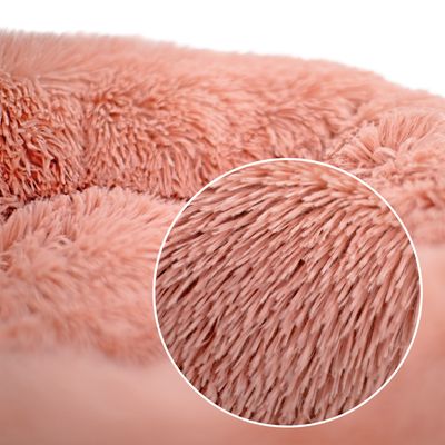 lionto panier rond pour chat en forme de donut, doux et antidérapant