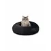 lionto Donut-Katzenbett rund, weich, waschbar und rutschfest