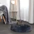 lionto panier rond pour chat en forme de donut, doux et antidérapant