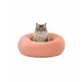 lionto Donut-Katzenbett rund, weich, waschbar und rutschfest