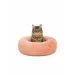 lionto Donut-Katzenbett rund, weich, waschbar und rutschfest