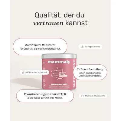 mammaly - Lucky Belly® - Darm-Snacks für Hunde mammaly - Lucky Belly® - Darm-Snacks für Hunde