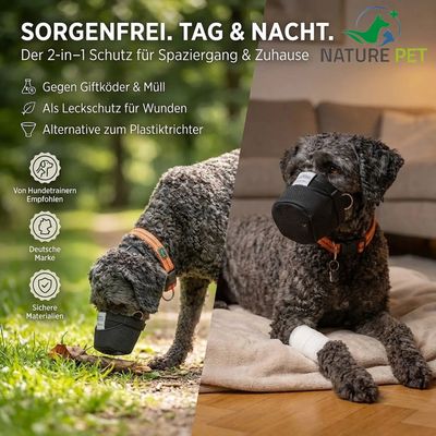 Nature Pet Giftköderschutz und Leckschutz für Hunde