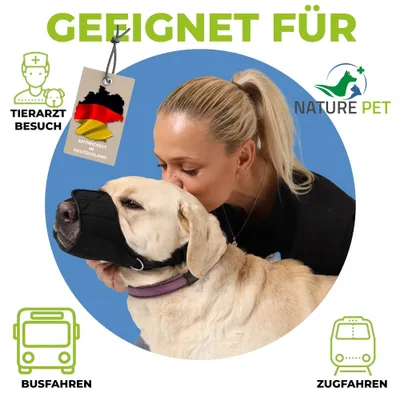 Nature Pet Softmaulkorb für Hunde aus Neopren