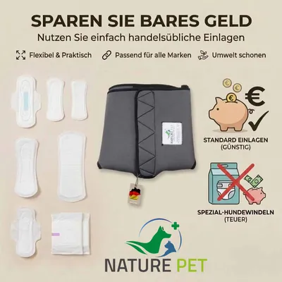 Nature Pet Läufigkeits- & Inkontinenzhose für Hunde Nature Pet Läufigkeits- & Inkontinenzhose für Hunde
