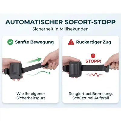Nature Pet ausziehbarer Hundesicherheitsgurt fürs Auto