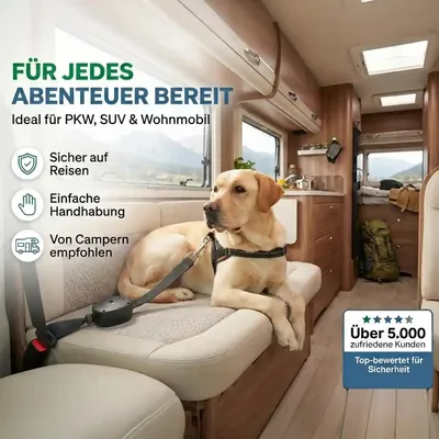 Nature Pet ausziehbarer Hundesicherheitsgurt fürs Auto
