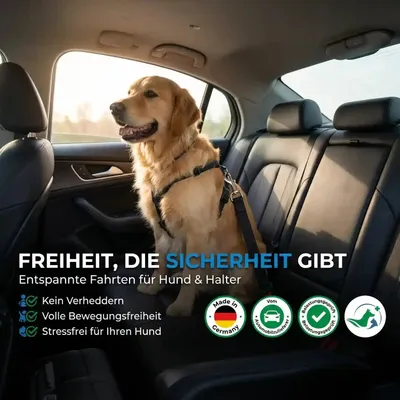 Nature Pet ausziehbarer Hundesicherheitsgurt fürs Auto