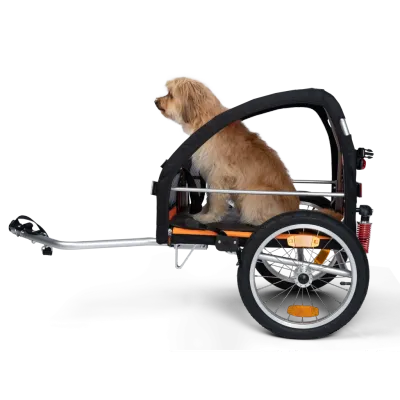 DogBus gefederter Fahrradanhänger