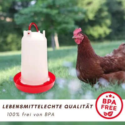 Supravit Wassertränke für Hühner - Geflügeltränke