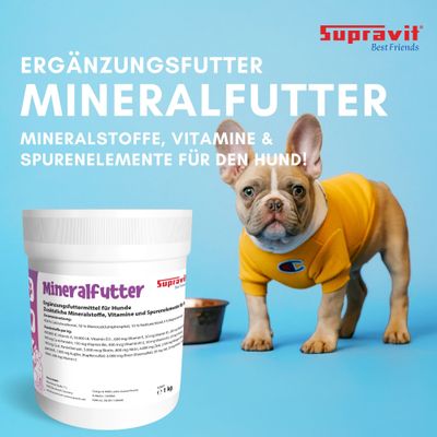 Supravit Mineralfutter für Hunde Ergänzungsfutter
