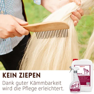 Supravit Schweif und Mähnenspray für Pferde