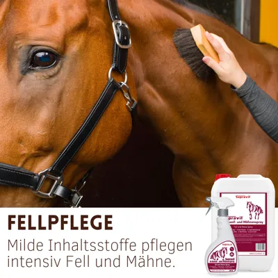 Supravit Schweif und Mähnenspray für Pferde
