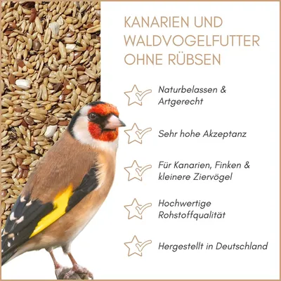 Supravit Kanarien- & Waldvogelfutter ohne Rübsen