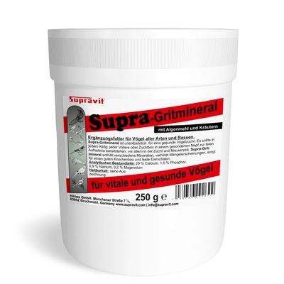 Supravit Supra-Gritmineral Ergänzungsfutter für Vögel