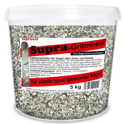 Supravit Supra-Gritmineral Ergänzungsfutter für Vögel Supravit Supra-Gritmineral Ergänzungsfutter für Vögel