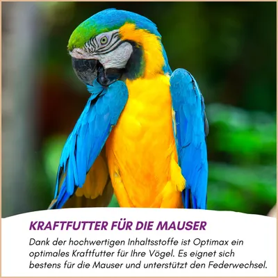 Optimax Konditions- und Aufzuchtfutter für Vögel Optimax Konditions- und Aufzuchtfutter für Vögel