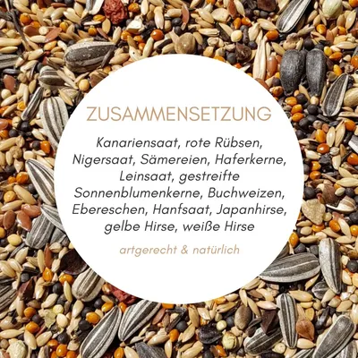 Supravit Waldvogelfutter mit Sonnenblumenkerne
