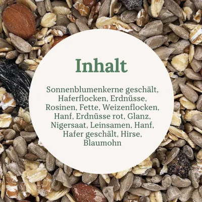 Orni Premium Streufutter Schalenlos für Wildvögel
