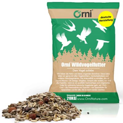 Orni Premium Streufutter Schalenlos für Wildvögel