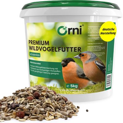 Orni Premium Streufutter Schalenlos für Wildvögel