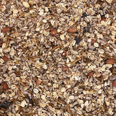 Orni Deluxe Streufutter mit Mehlwürmern für Wildvögel