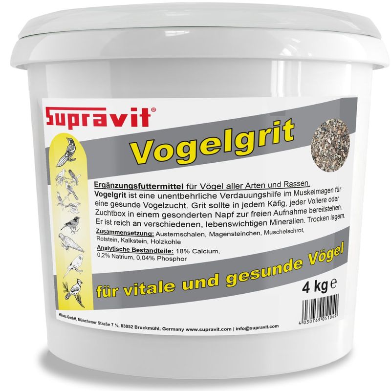 Supravit Vogelgrit Ergänzungsfutter für Vögel