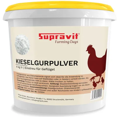 Supravit Kieselgur für Hühner 4 kg Supravit Kieselgur für Hühner 4 kg