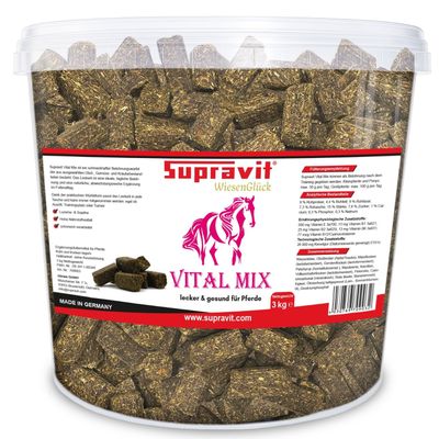 Supravit Vitalmix Pferdeleckerli - Ergänzungsfutter Pferd mit Vitamin E