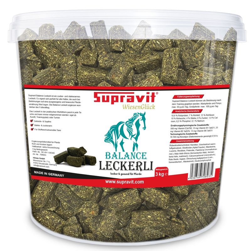 Supravit Balance Pferdeleckerli 3kg