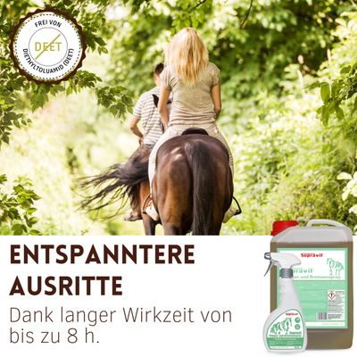 Supravit Bremsen und Fliegenspray für Pferde