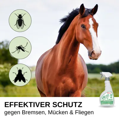 Supravit Bremsen und Fliegenspray für Pferde 500ml Supravit Bremsen und Fliegenspray für Pferde 500ml