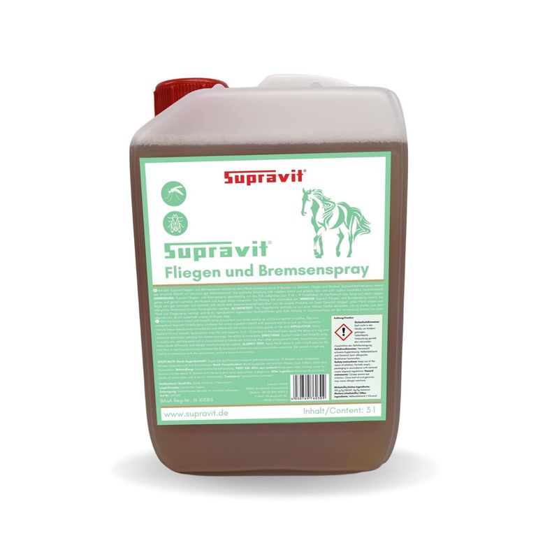Supravit Bremsen und Fliegenspray für Pferde
