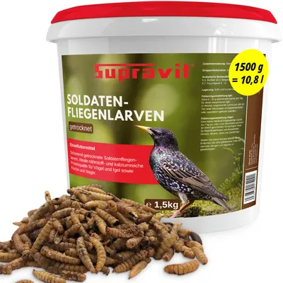 Supravit Soldatenfliegenlarven getrocknet