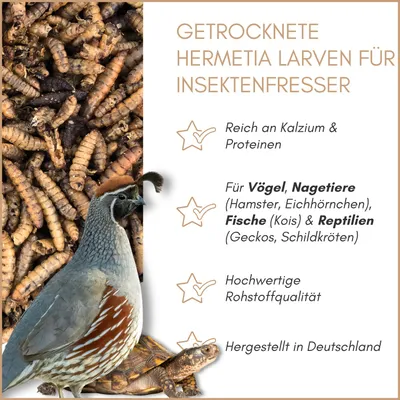 Supravit Soldatenfliegenlarven getrocknet