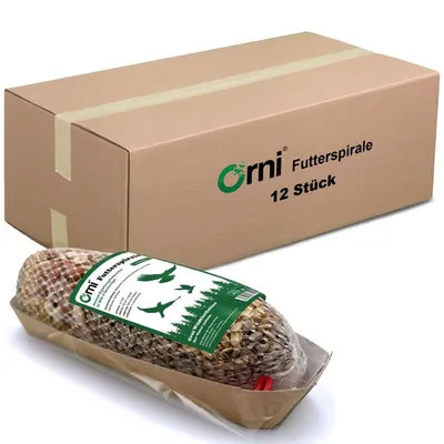 Orni Futterspirale für Wildvögel Ganzjahresfutter zum Aufhängen Orni Futterspirale für Wildvögel Ganzjahresfutter zum Aufhängen